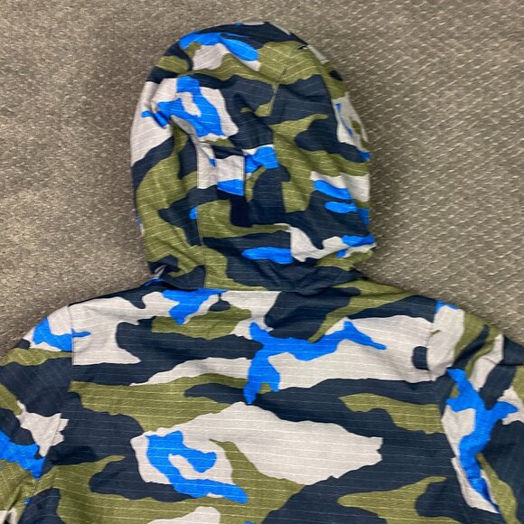 686 Youth Evolution Cross Insulated Jacket Boy's Medium Blue Camo Snowboard 10K - Picture 5 of 15